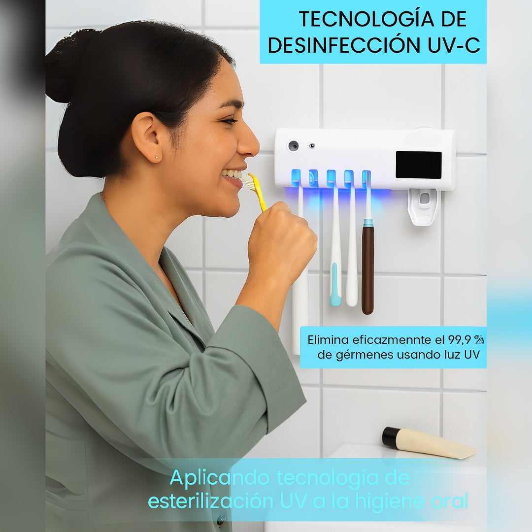 SmileClean Desinfectante de cepillo de dientes UV